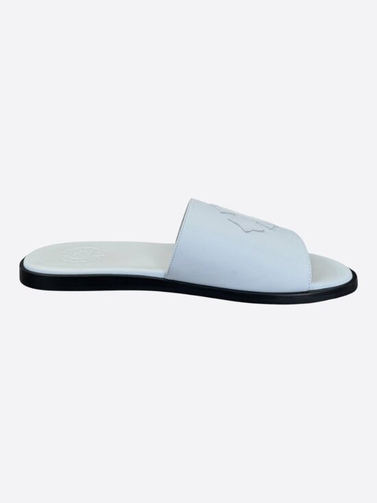 Chrome Hearts White Cross Patch Slides main image 2